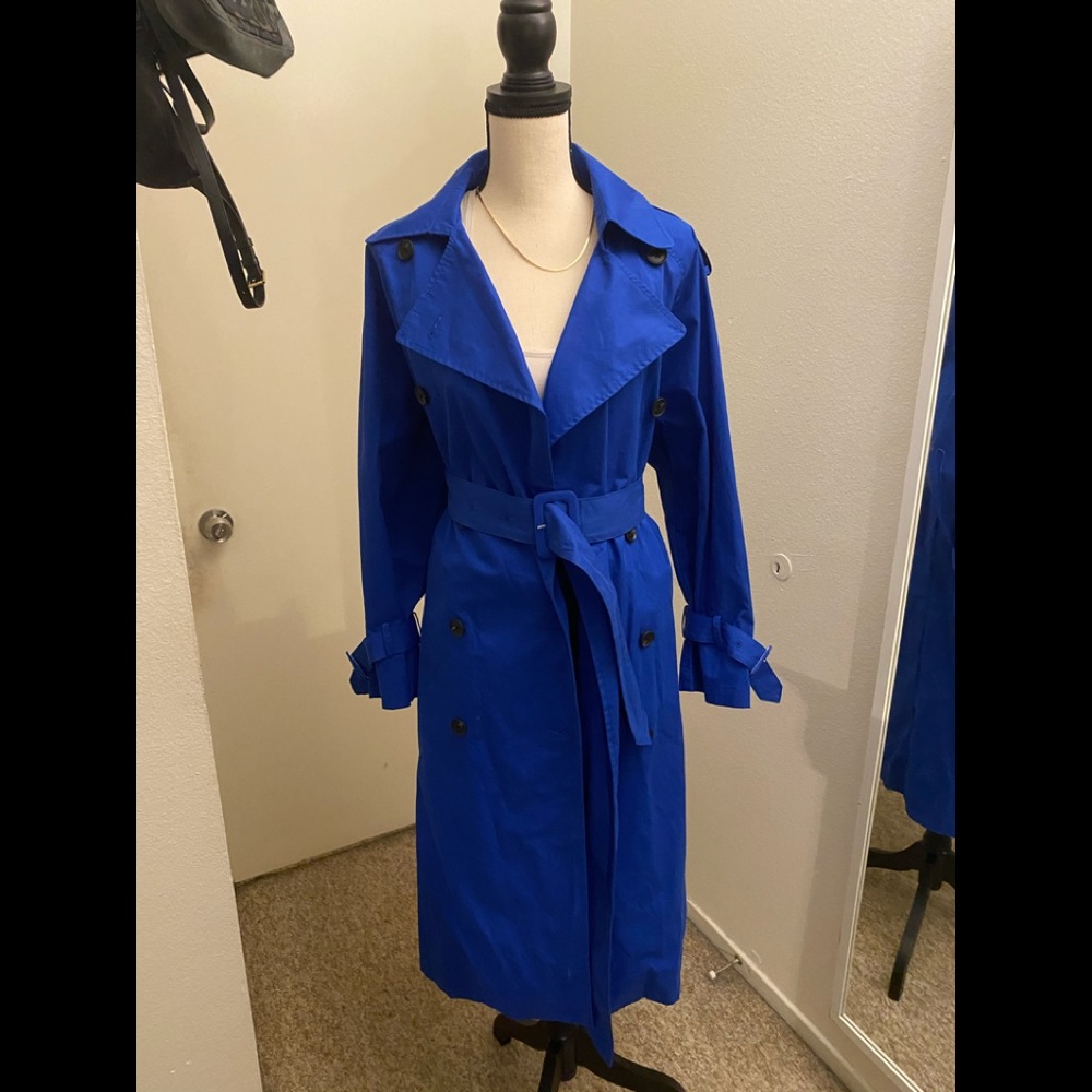 ZARA blue trench coat